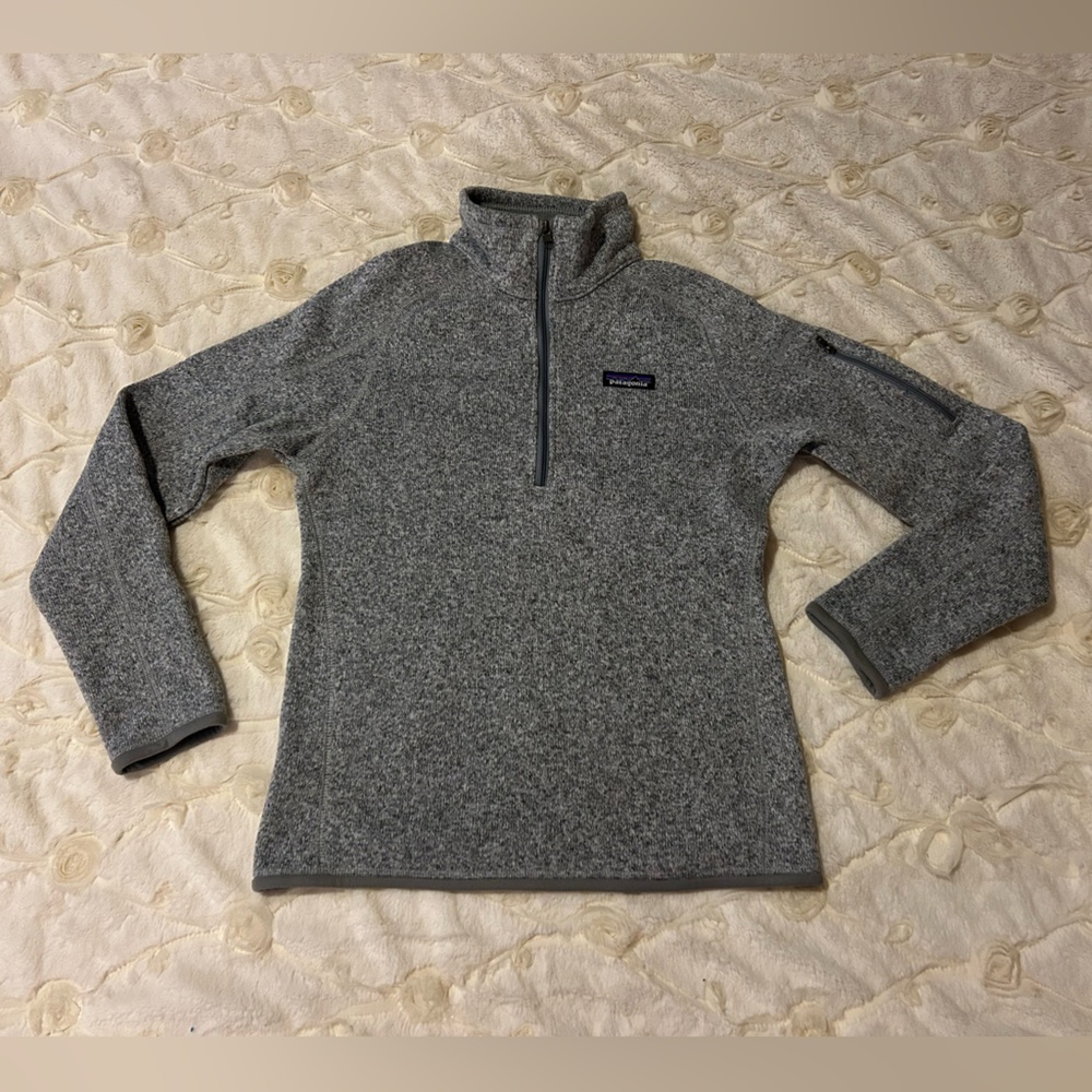 Patagonia Women's Better Sweater® 1/4-Zip Fleece Permafrost Purple Pullover ,
